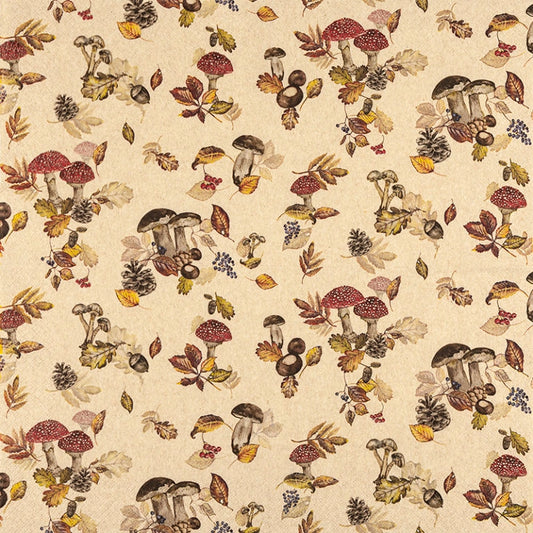 Serviettes en papier - Champignons