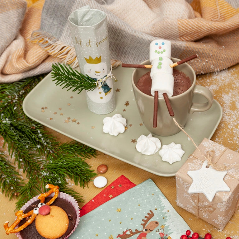 Serviettes en papier - Snowman