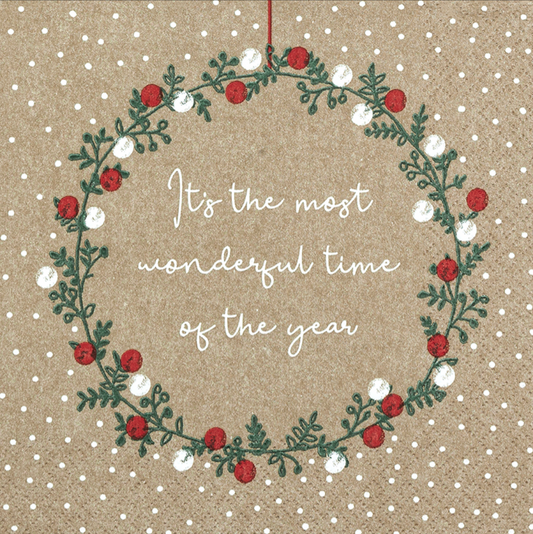 Serviettes en papier - Wonderful Time